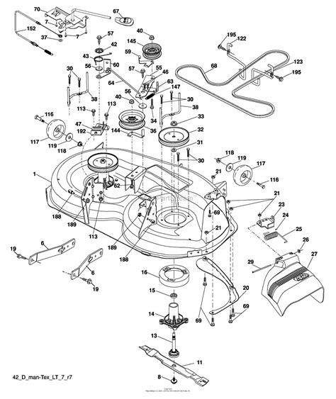 Husqvarna 42 Inch Mower Deck Parts Diagram - Catalog Library