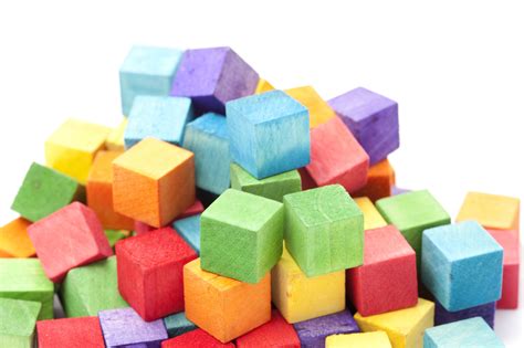 Free Stock Photo 11969 Jumbled Pile of Colorful Wooden Toy Blocks ...