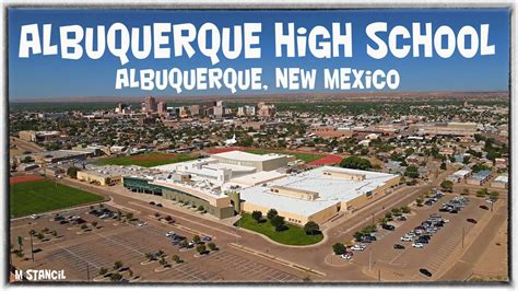 Albuquerque High School 4K - Albuquerque, New Mexico (DJI Mavic Air 2 ...