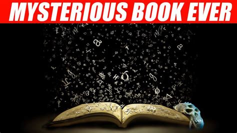 Top Most Mysterious Books Ever Written You Never Knew About. - YouTube