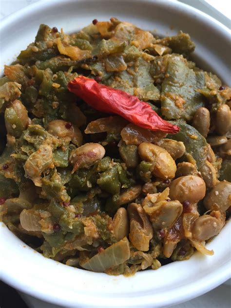 Chikkudukaya Nuvulapodi Kura (Broad beans Curry with Sesame Powder) | For a Healthy Lifestyle ...