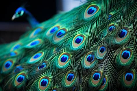 Premium Photo | Peafowl feather