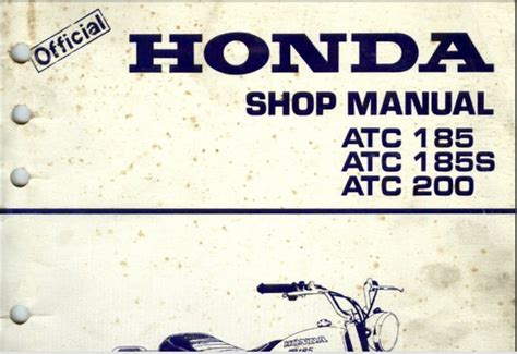 Honda ATC 185 Manual Download PDF 1980 1983 by BoardsofBeauty