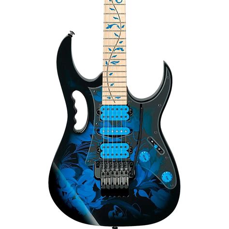 Ibanez JEM77P Steve Vai Signature JEM Premium Guitar Blue Floral ...