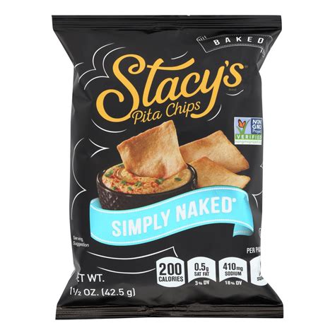 Stacy's Simply Naked Pita Chips, 1.5 Ounce Bags (Pack of 24 ...