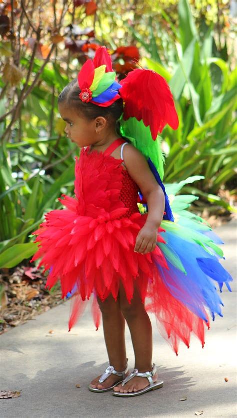 Parrot Dress, Iago Costume, Parrot Costume, Bird Costume, Parrot Tutu, Macaw Costume, Red ...