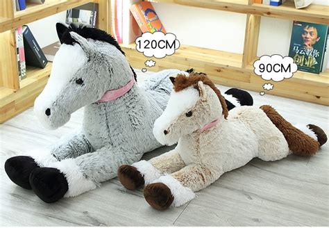 Gray Giant Horse Plush | Kawaii Stuffed Pillow [ Free Shipping ]