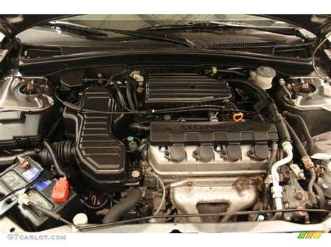 2004 Honda Civic LX Sedan 1.7L SOHC 16V VTEC 4 Cylinder Engine Photo ...