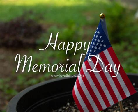 Planted Happy Memorial Day Flag Pictures, Photos, and Images for ...