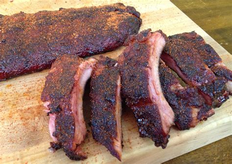 Memphis Style Dry Ribs recipe for slow smoked Memphis Style Ribs