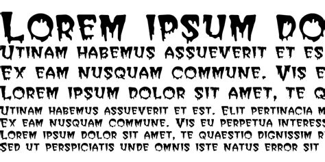 HORROR Font : Download For Free, View Sample Text, Rating And More On Fontsgeek.Com