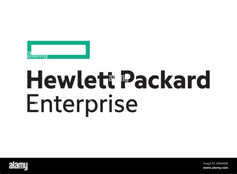 Hewlett Packard Enterprise, Logo, White Background Stock Photo - Alamy