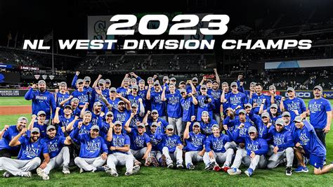 Los Angeles Dodgers 2023 National League West Division Champions - YouTube