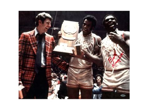 Bob Knight Signed with Trophy 16x20 Photo