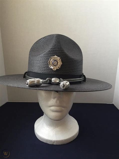 ARKANSAS STATE TROOPER CAMPAIGN HAT WITH CAP PIECE | #1813428216