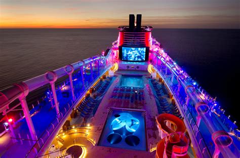 My favorite picture of the Disney Dream. It is just before sunrise and if you look carefully you ...