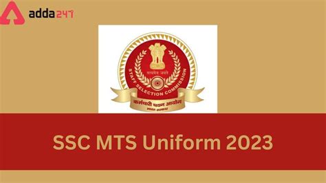 SSC MTS Uniform 2023, Dress Code for Male and Female