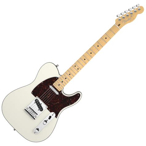 Fender American Deluxe Telecaster Guitarra Elétrica, MN, Branco Olímpico na Gear4Music.com