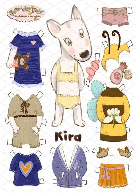 Paper Doll Animals