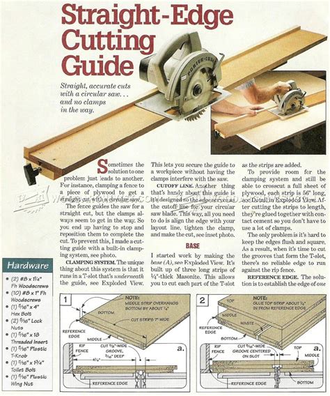 DIY Circular Saw Guide • WoodArchivist