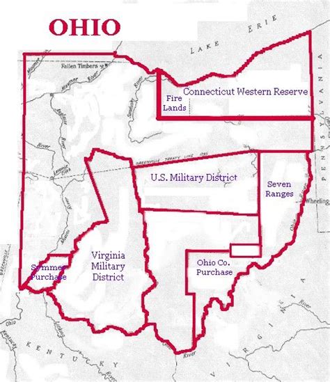 Ohio land division - Google Search | Ohio, History, Map