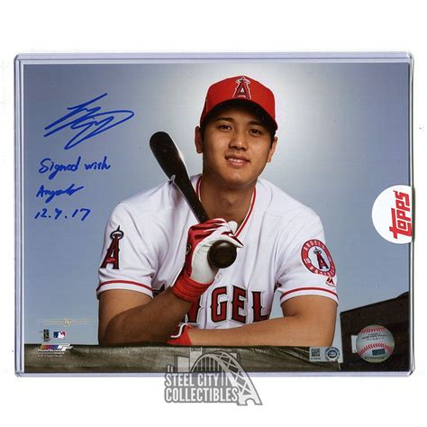 Shohei Ohtani 2018 Topps Transcendent Japan Autographed 8x10 Photo Signing Date | Steel City ...