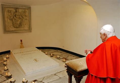 Benedict XVI to be buried in first tomb of Pope John Paul II - Feast Family