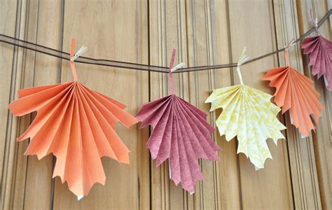 Folded Paper Leaves | Maker Crate | Fall crafts, Autumn crafts, Paper ...