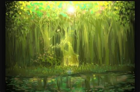 Forest spirit | Anime scenery, Scenery wallpaper, Anime scenery wallpaper