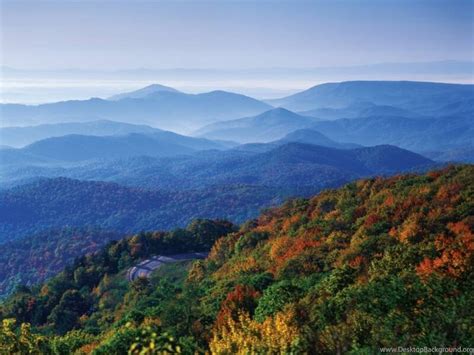 Blue Ridge Smoky Mountains North Carolina Desktop Background