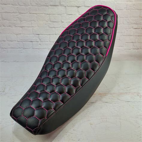 Honda NAVI Classic Honeycomb Hexagon Seat Cover – Cheeky Seats Scooter Seat Covers