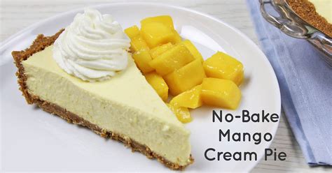 No-Bake Mango Cream Pie - Cooking TV Recipes