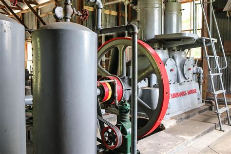 Steam engine that powered the electric generator for the settlement in the 1920's | Electric ...