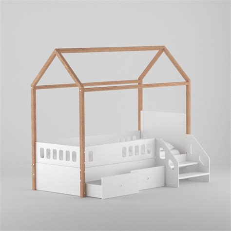 Cama casita Montessori – La Valenziana Muebles