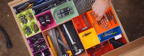 An Industrial Designer's 3D-Printed Shop Drawer Organization System ...