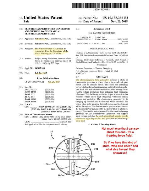 Electromagnetic Field Generator and Method To Generate An Electromagnetic Field : r/conspiracy