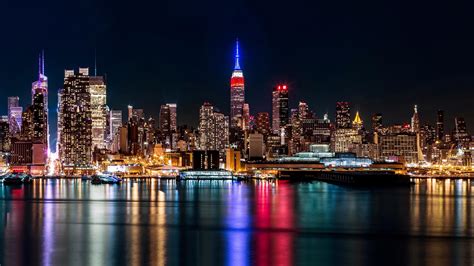 Manhattan At Night Wallpapers 4k Hd Manhattan At Nigh - vrogue.co