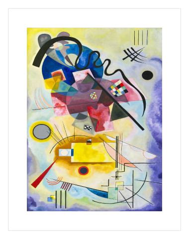 Kandinsky Yellow Red Blue - Sweetco