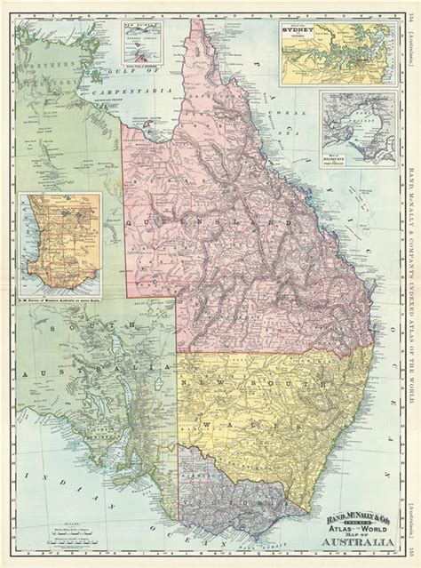 Map of Australia.: Geographicus Rare Antique Maps