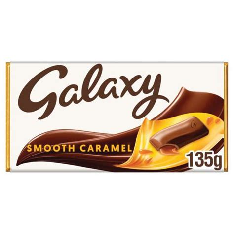 Galaxy Caramel Chocolate Bar 135g (pack of 24) - British Chocolate Factory