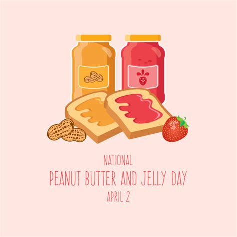 National Peanut Butter And Jelly Day 2024 Clip Art - Stace Elizabet