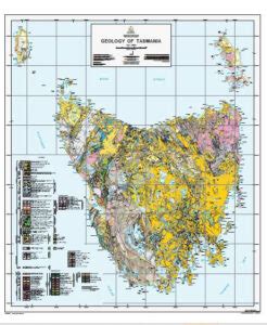 Zeehan 1-50000 Geological Map Tasmania - Maps, Books & Travel Guides