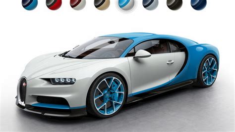 See the Bugatti Chiron in more colors thanks to configurator