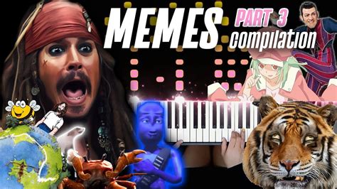 MEMES COMPILATION ON PIANO (PART 3) | Pianella Piano - YouTube