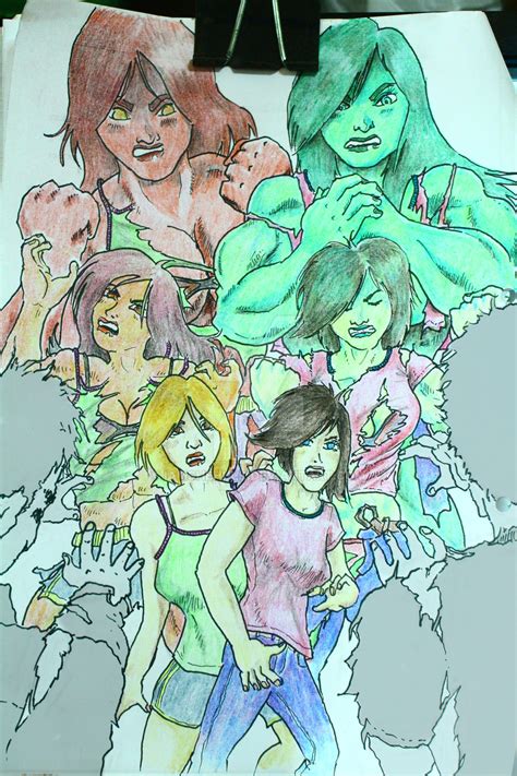 SHE HULK TRANSFORMATION SEQUENCE by IAmSheHulk on DeviantArt