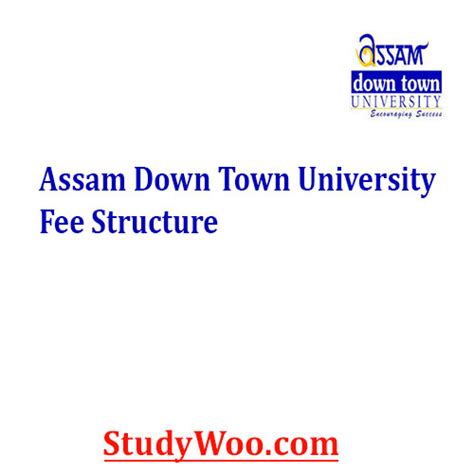 Assam Down Town University Fees Structure 2024-25: Courses, Fees