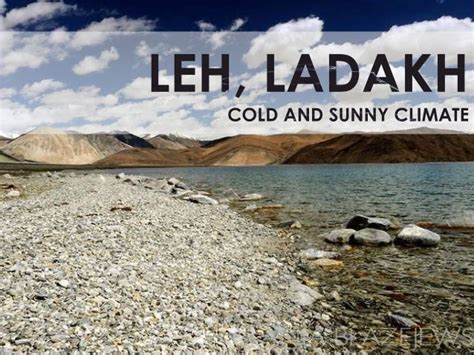 Leh, ladakh - climate and architecture