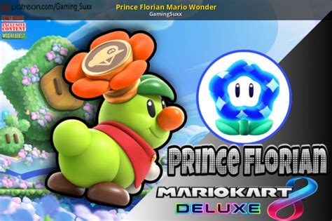 Prince Florian Mario Wonder [Mario Kart 8 Deluxe] [Mods]