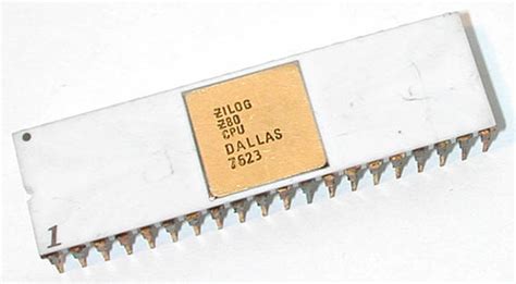 Zilog_Z80 | One of the first Z80 microprocessors manufacture… | Flickr