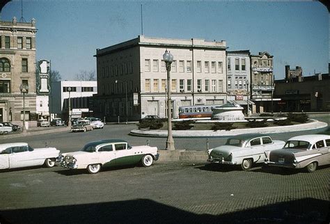 Belleville, Illinois-- the Square, 1958 | Belleville, Belleville illinois, Illinois